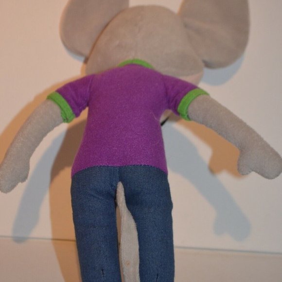Chuck E Cheese Mouse Plush Stuffed Animal Doll Toy Plush 11" - Picture 3 of 3
